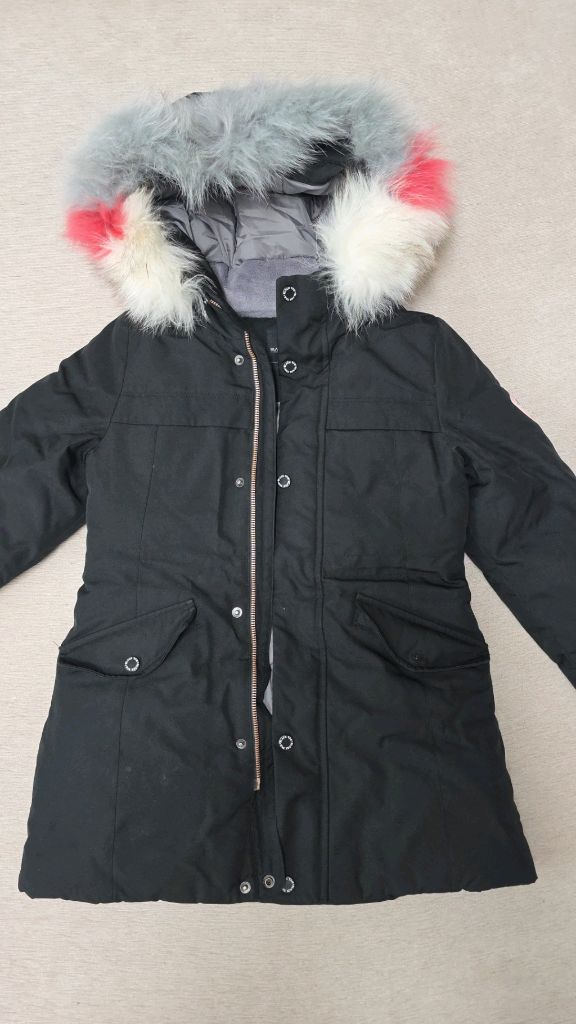 블랙야크 여아동 블랙 롱패딩--0