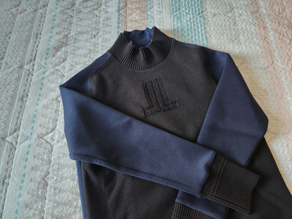 (새상품) LANVIN 랑방 레이어드 방풍 컬렉션 니트 골프 (정가 80만원)--1