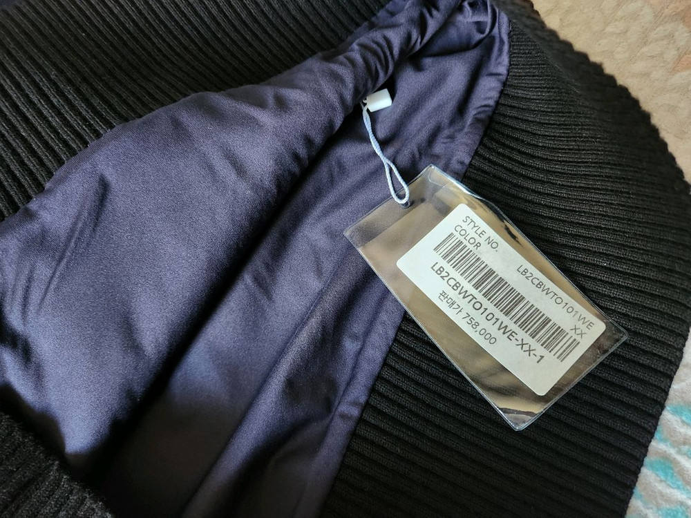 (새상품) LANVIN 랑방 레이어드 방풍 컬렉션 니트 골프 (정가 80만원)--3