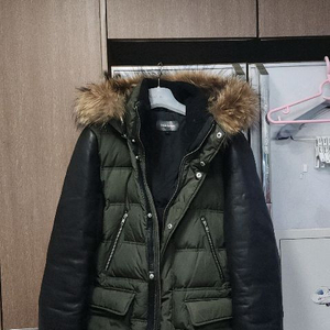 맥케이지 남자 개빈 가죽 패딩 95~