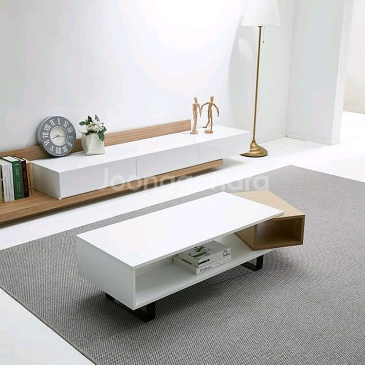 [최저가]고급확장형 쇼파 소파 테이블 원목 거실장 탁자--4
