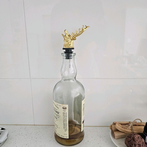 사슴 사자 와인 에어레이터 푸어러 앤틱 디캔터