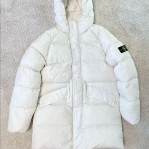 스톤아일랜드 주니어 후드 다운 롱패딩(11~12세 추천)