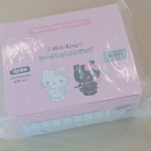 산리오 헬로키티 천사악마 스트랩키링 풀박스 이미지