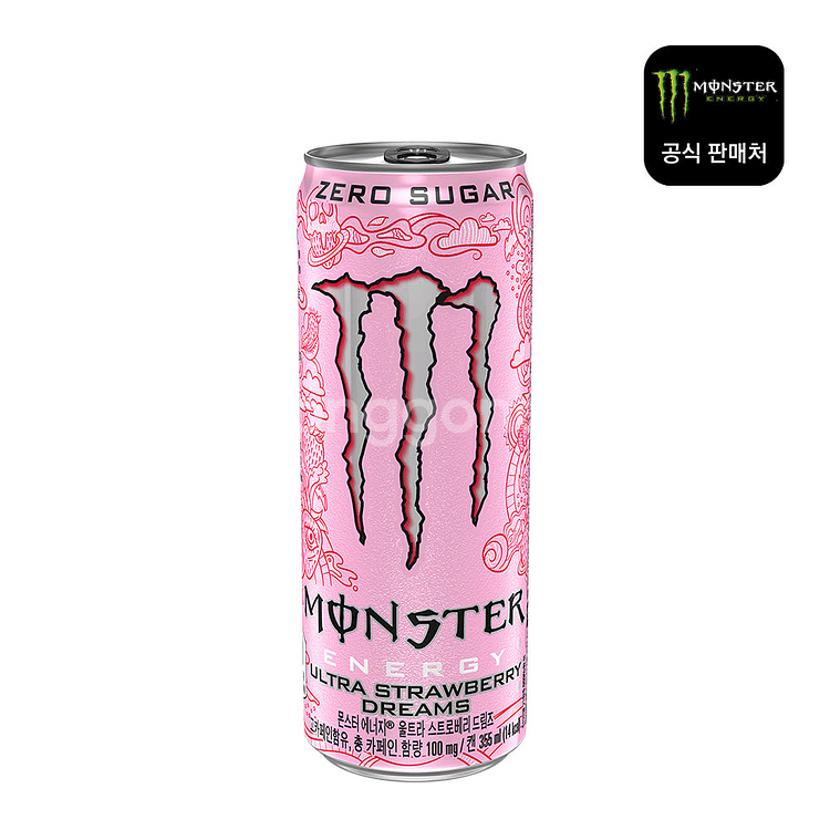 몬스터에너지 울트라 스트로베리 드림즈 CAN 355ML24개 드링크음료--0
