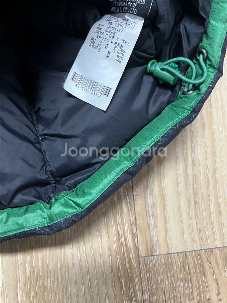 에코로바 퍼텍스 구스다운 패딩 100--4