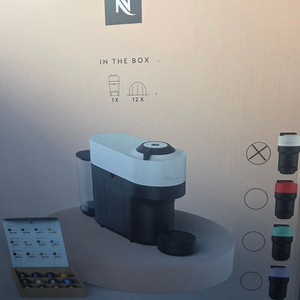 네스프레소 버츄오 팝 커피머신 화이트 새상품+ 웰컴 캡슐