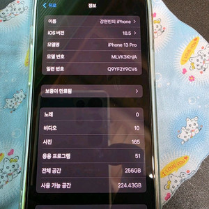 아이폰 13 프로 256GB 그린