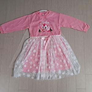 130사이즈 핑크 티니핑 하츄핑 샤원피스 (샤날개포함)