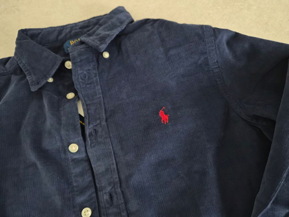 폴로 코듀로이 셔츠 보이즈L--3