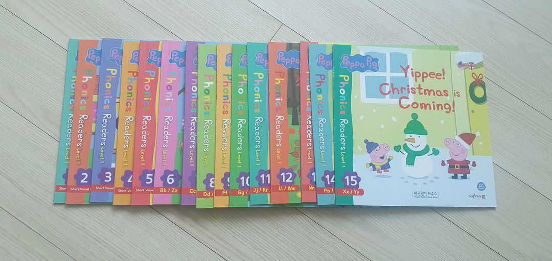 페파피그 파닉스 리더스 23종 워크북 포함--0