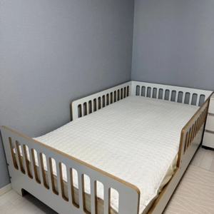 뉴안나 가드탈부착 침대 슈퍼싱글 여아침대