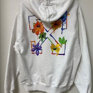 오프화이트 후드맨투맨 M