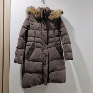 레니본 덕다운 패딩 라쿤퍼