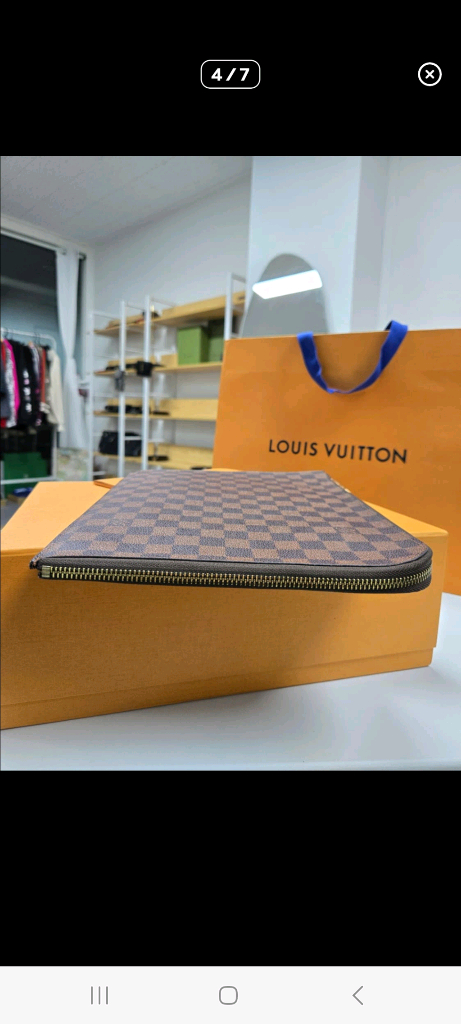 [A급컨디션] 루이비통 다미에 포쉐트 주르 클러치--3