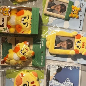 일괄 드리미즈 마크 애옹 인형 파우치 포카홀더 스크런치 키링 이미지