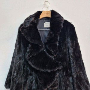 Y.K 038 리얼밍크 자켓 블랙 55