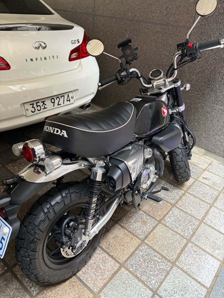 혼다 몽키 125cc 오토바이 이미지