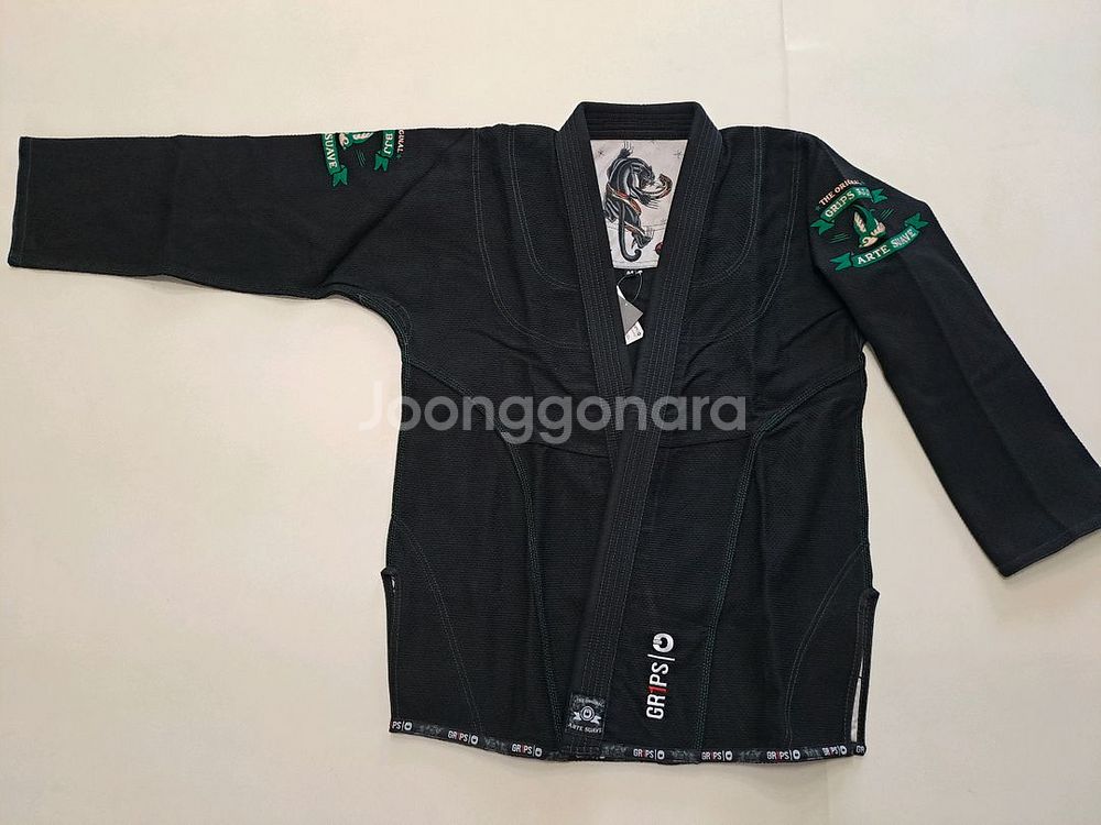 새상품) 그립스 아르떼 수아브 1.0 블랙 주짓수 도복--0