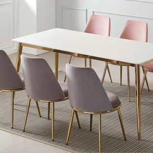 벨벳 식탁 의자 세트
