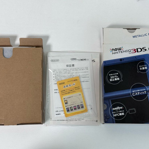 (미사용 새상품)닌텐도 New 3DS LL 메탈릭 블루 일판,일본판 팝니다