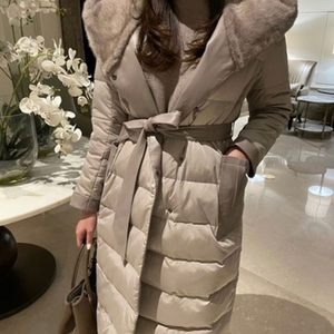 밍크 구스 롱패딩