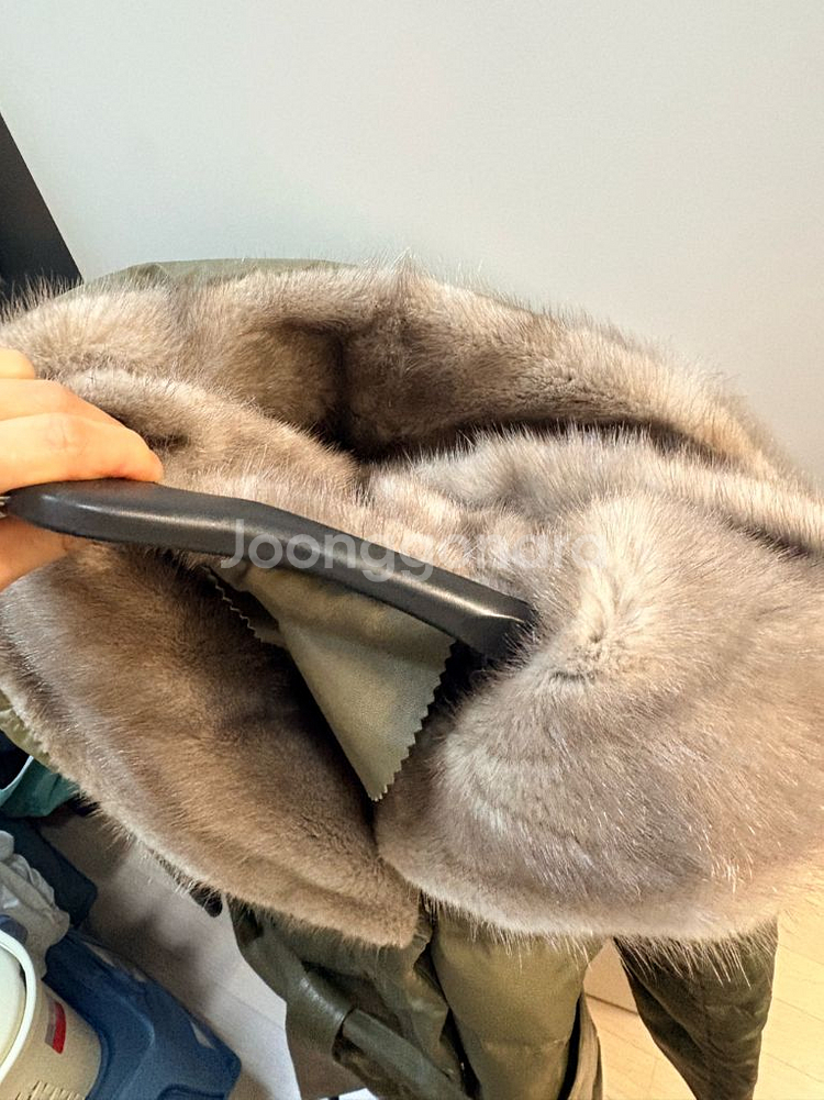 밍크 구스 롱패딩--8