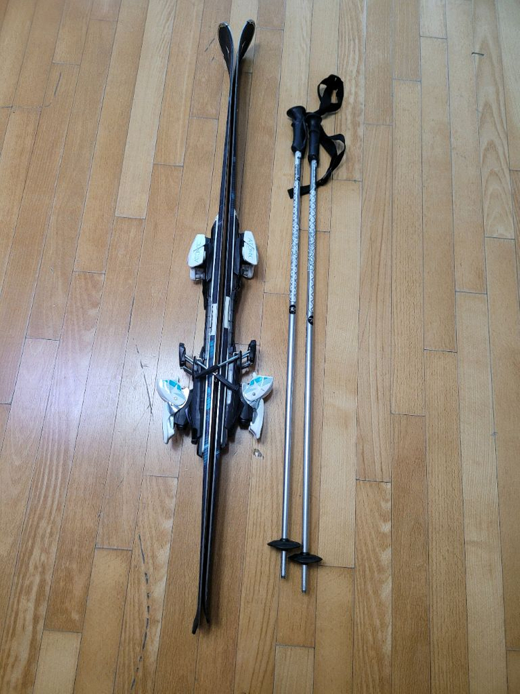 여성용 아토믹 스키 세트 키160~165--0