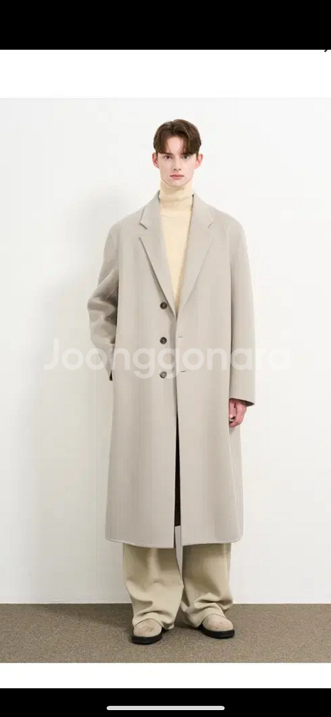 [새상품] 시스템옴므 핸드메이드 오버핏 코트 24fw--5