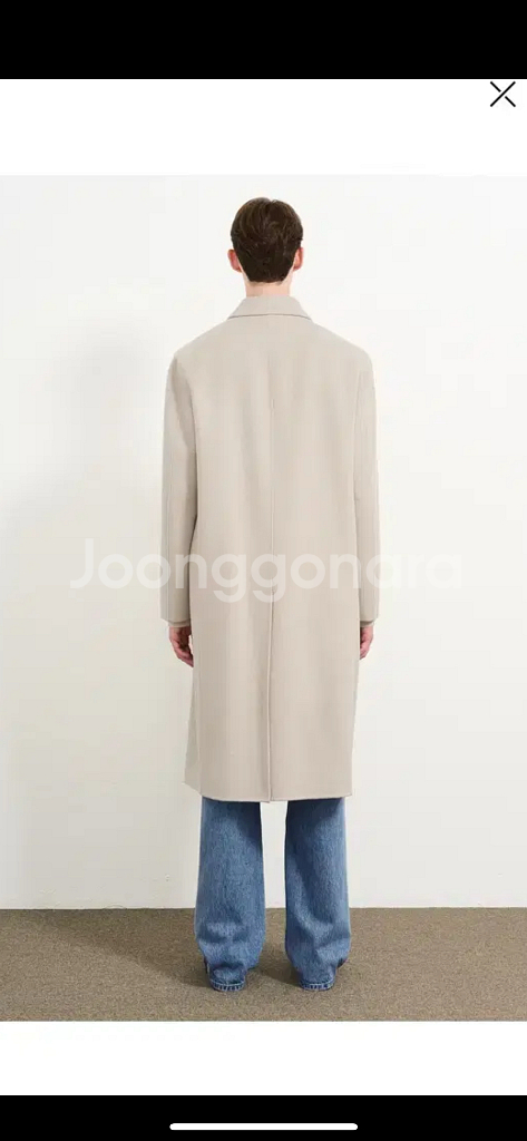 [새상품] 시스템옴므 핸드메이드 오버핏 코트 24fw--7