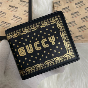 [새상품급/정품] 한정판 구찌 GUCCY 골드로고 반지갑
