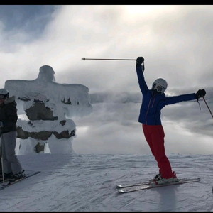 여성 데상트 스키복 세트