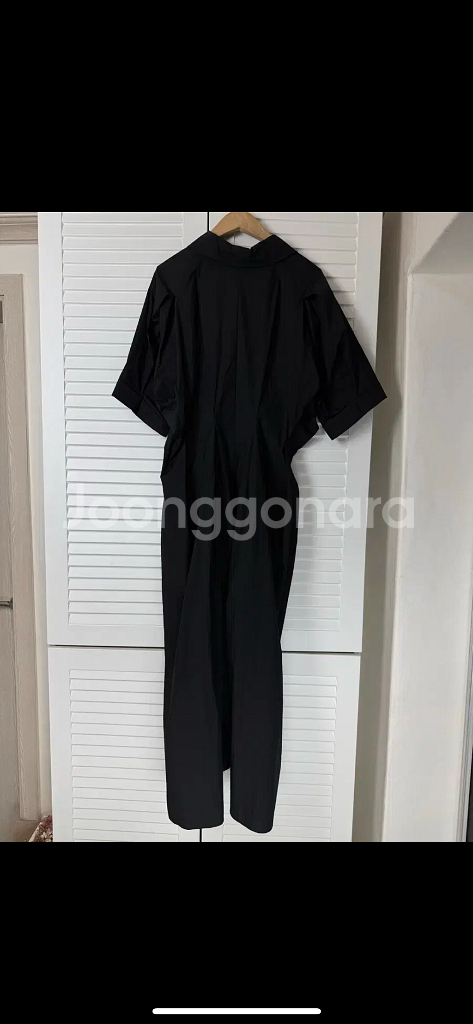 [새상품] 한섬 래트 LATT 블랙 카라 원피스 23ss--3