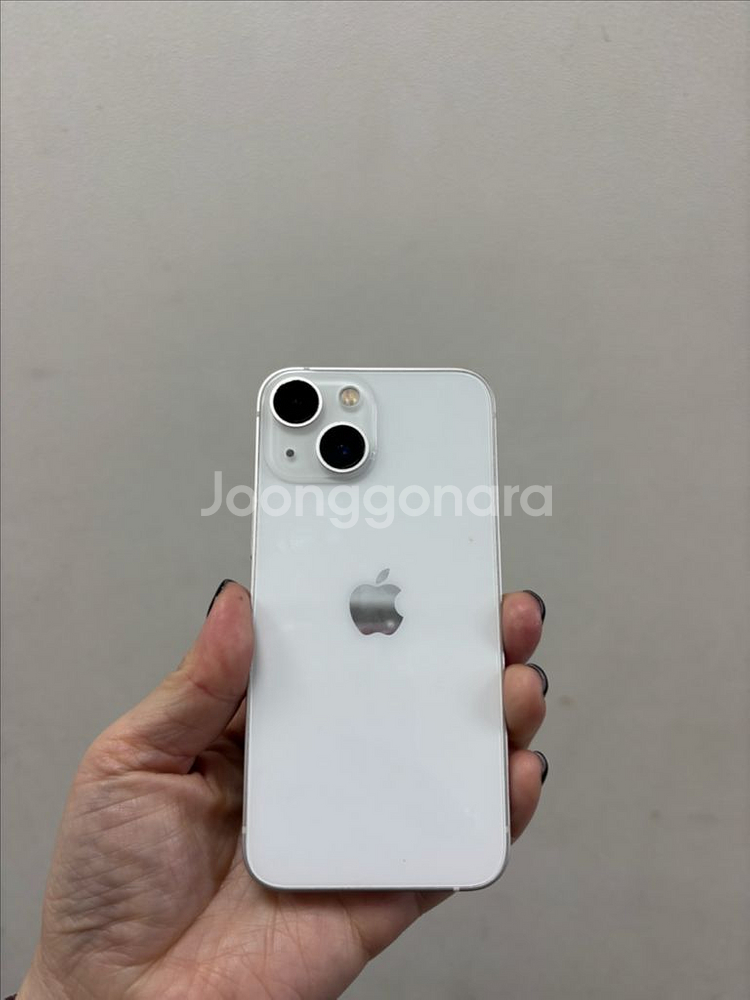 (부산중고폰) 아이폰13미니 화이트 128기가 공기계 판매해요--1