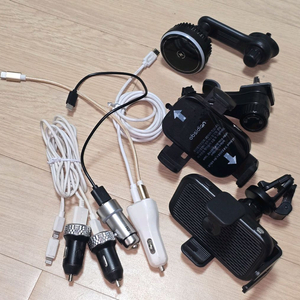 차량용 무선 충전 거치대+충전기+케이블 세트