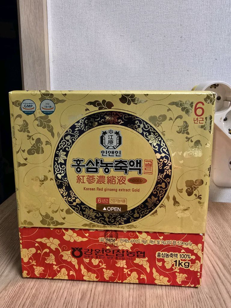 [강원인삼농협] 6년근 홍삼농축액 골드 1kg 미개봉 새상품 이미지