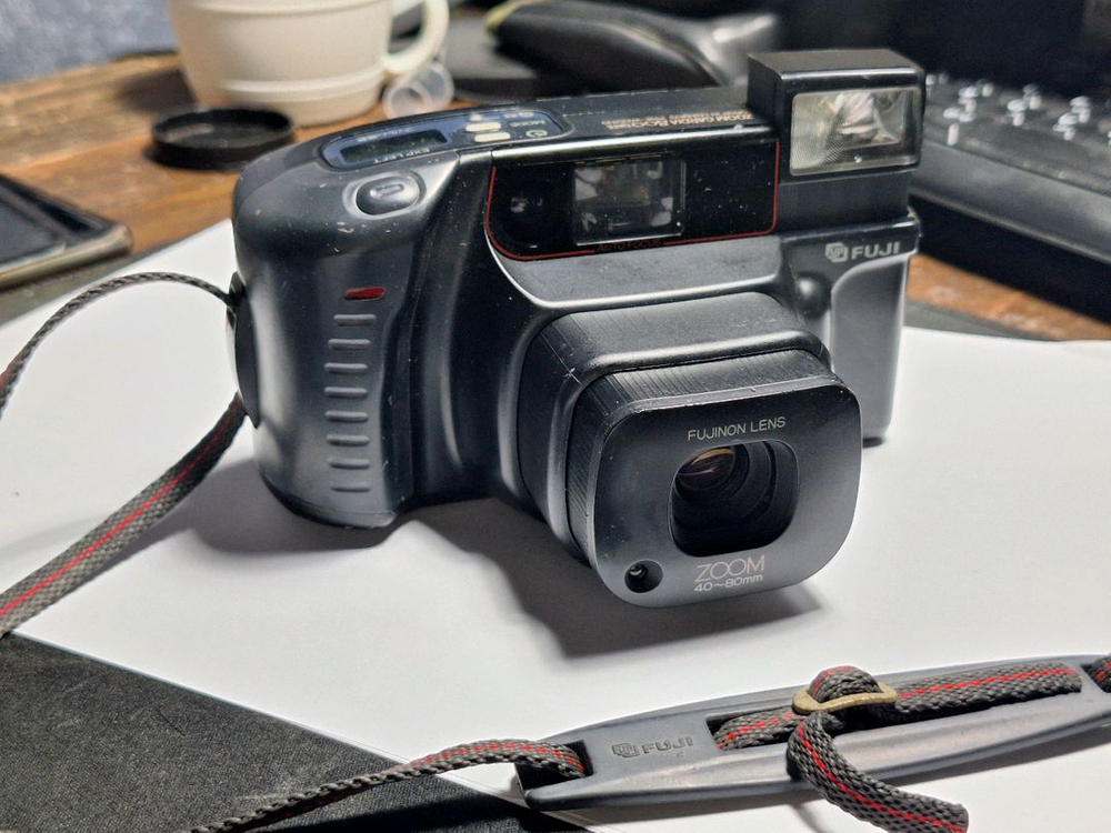 Fujifilm Cardia zoom 800 후지 카르디아 줌 800 Date 필름카메라/ 빈티지 레트로 로모 앤틱--0