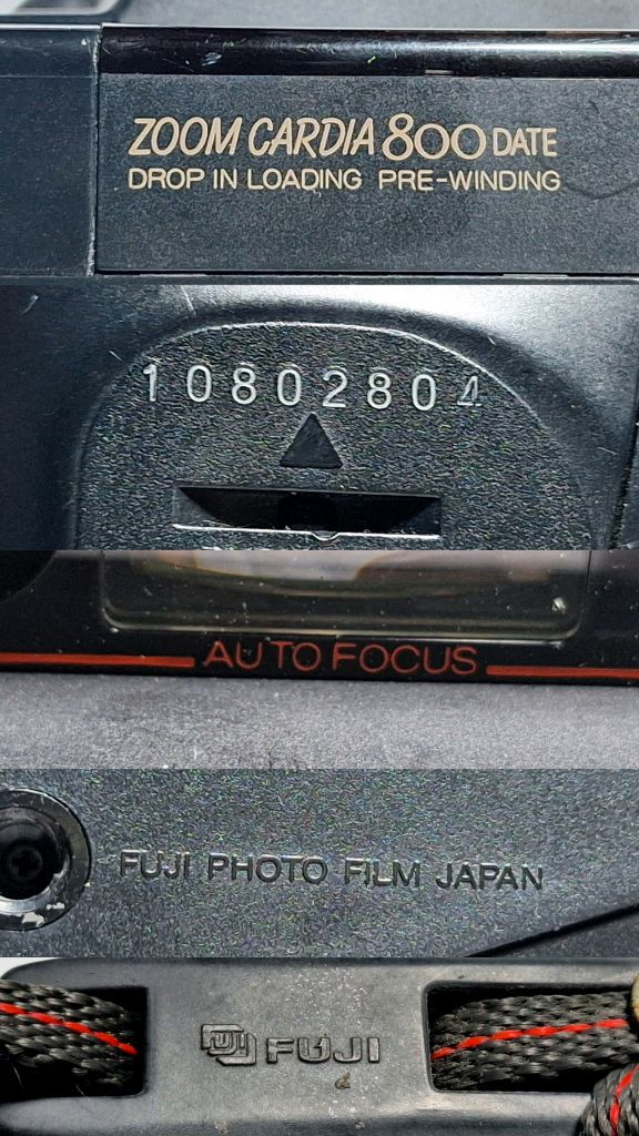 Fujifilm Cardia zoom 800 후지 카르디아 줌 800 Date 필름카메라/ 빈티지 레트로 로모 앤틱--8