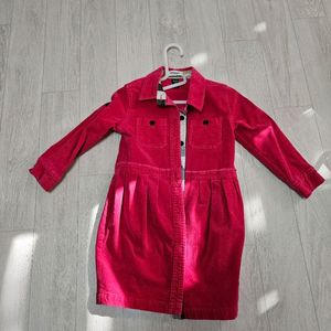 버버리 토들러 코듀로이 원피스 100