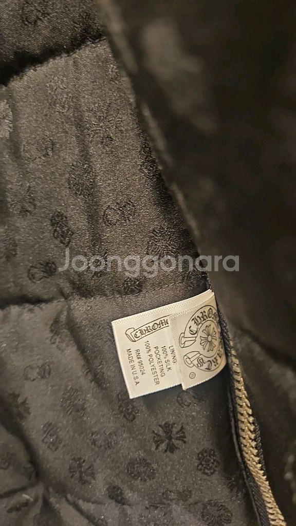 크롬하츠 레더 조끼 패딩 925실버 2way--7