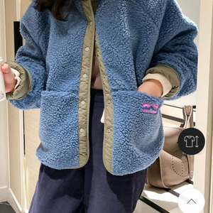 후리스 양면 점퍼