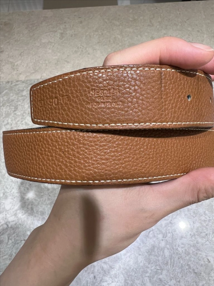 에르메스 남성 브라운 벨트 이미지