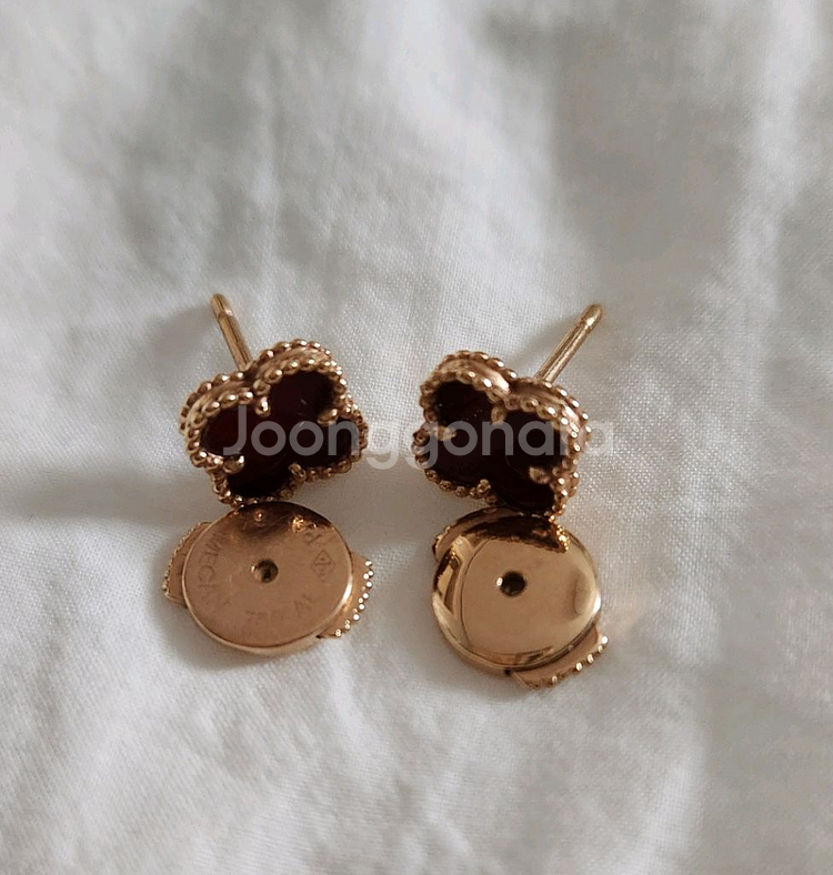 반클 스윗 커넬리언 귀걸이(18k 로즈골드 제작)--0