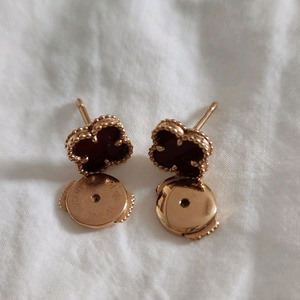 반클 스윗 커넬리언 귀걸이(18k 로즈골드 제작)