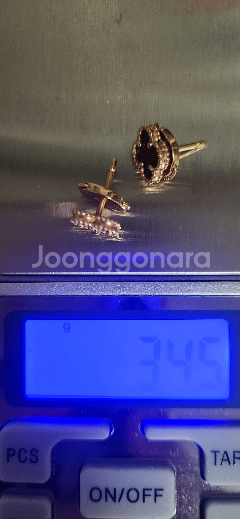 반클 스윗 커넬리언 귀걸이(18k 로즈골드 제작)--2