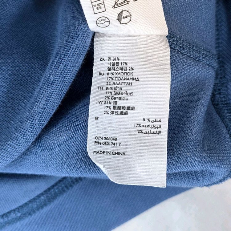 [L] COS 코스 오버사이즈 맨투맨 티셔츠 블루, 스웨트셔츠 #AH--6