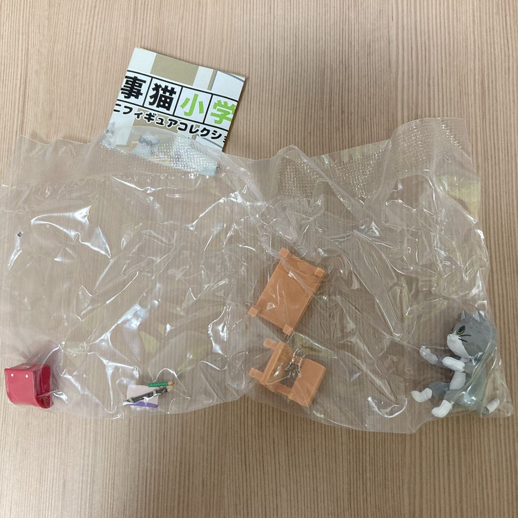 일하는 고양이 가챠 초등학교(뒤, 공부, 선생님)--2