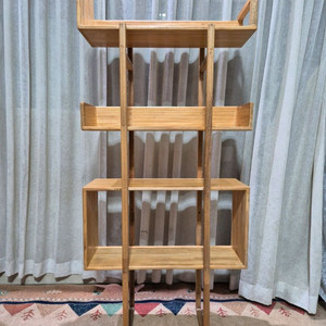 Nederland 원목 4단 선반 책장