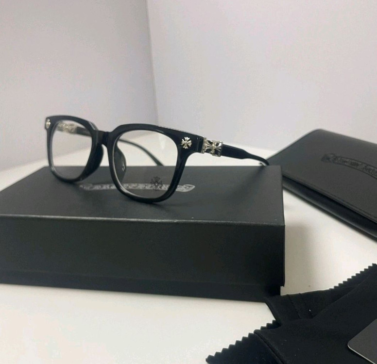 (새상품)크롬하츠 콕스 어커 블랙실버 안경 남녀공용 이미지