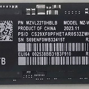 삼성SSD 980PRO 2T 국내정품 팝니다.